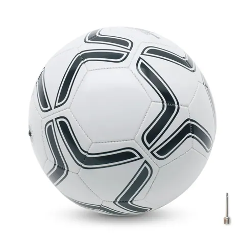 Minge de fotbal SOCCERINI — culoarea Alb / Negru, față
