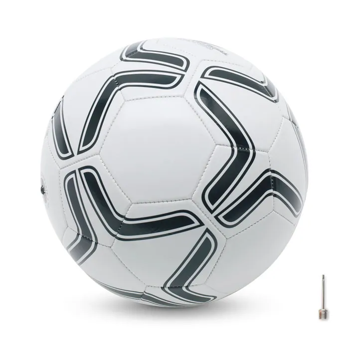 Minge de fotbal SOCCERINI — culoarea Alb / Negru, față