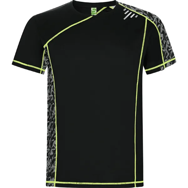 Tricou sport bărbați Sochi — culoarea Negru / Imprimeu run, imagine produs