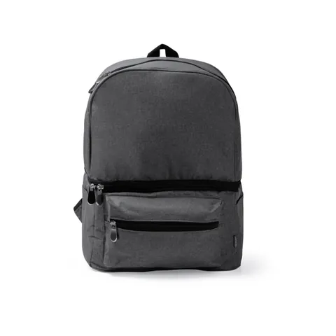 Rucsac Soloy — culoarea Negru melanj, imagine produs