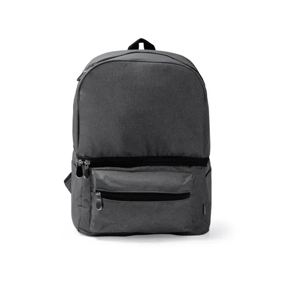 Rucsac Soloy — culoarea Negru melanj, imagine produs