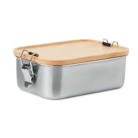 Cutie de prânz SONABOX — culoarea Lemn, față