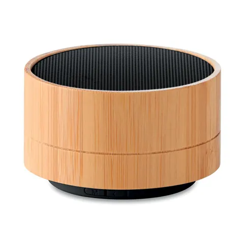 Boxă portabilă SOUND BAMBOO — culoarea Negru, față