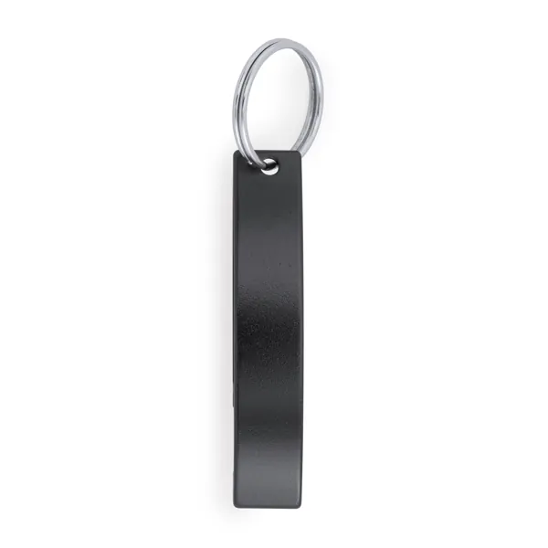 Inel cheie deschizător Sparkling — culoarea Negru, imagine produs