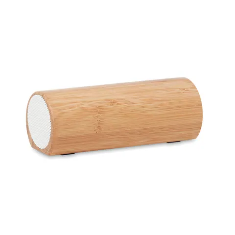 Boxă portabilă SPEAKBOX — culoarea Lemn, față