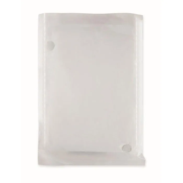 Poncho biodegradabil SPRINKLE PLA — culoarea Transparent, față