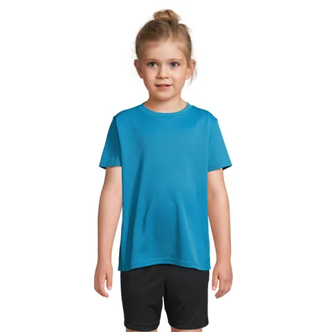Tricou SPRINT — culoarea Aqua, față