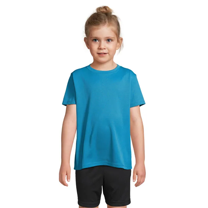 Tricou SPRINT — culoarea Aqua, față