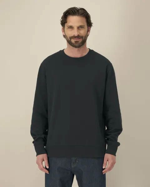 Bluză Stanley Thinker personalizată — culoarea Negru, purtat de model, față