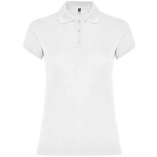 Tricou polo damă Star — culoarea Alb, imagine produs