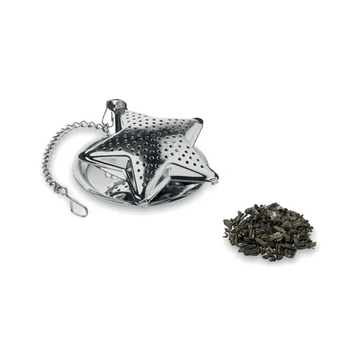 Infuzor ceai STARFILTER — culoarea Argint mat, față