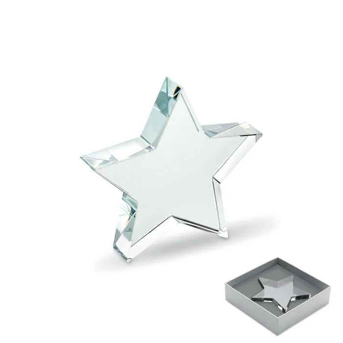 Trofeu stea STARWARD — culoarea Transparent, față
