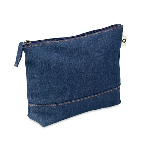Geantă cosmetice STYLE POUCH — culoarea Albastru, față