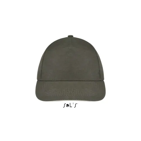 Șapcă unisex SUNNY — culoarea Armata / Beige, față