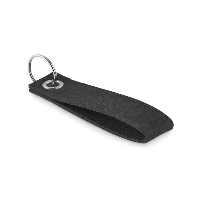 Breloc textil SUORA — culoarea Negru, față
