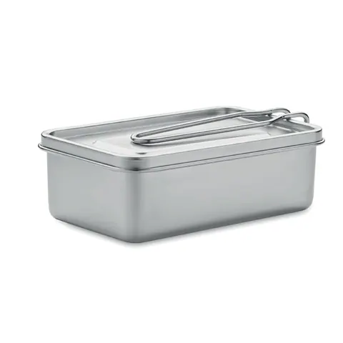 Cutie de prânz TAMELUNCH — culoarea Argintiu, față