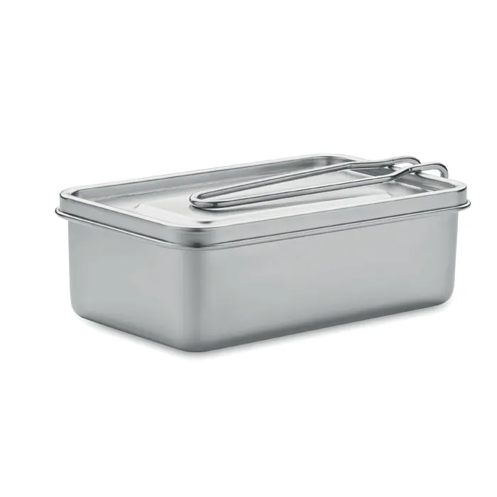 Cutie de prânz TAMELUNCH — culoarea Argintiu, față