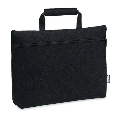 Geantă pentru laptop TAPLA — culoarea Negru, față