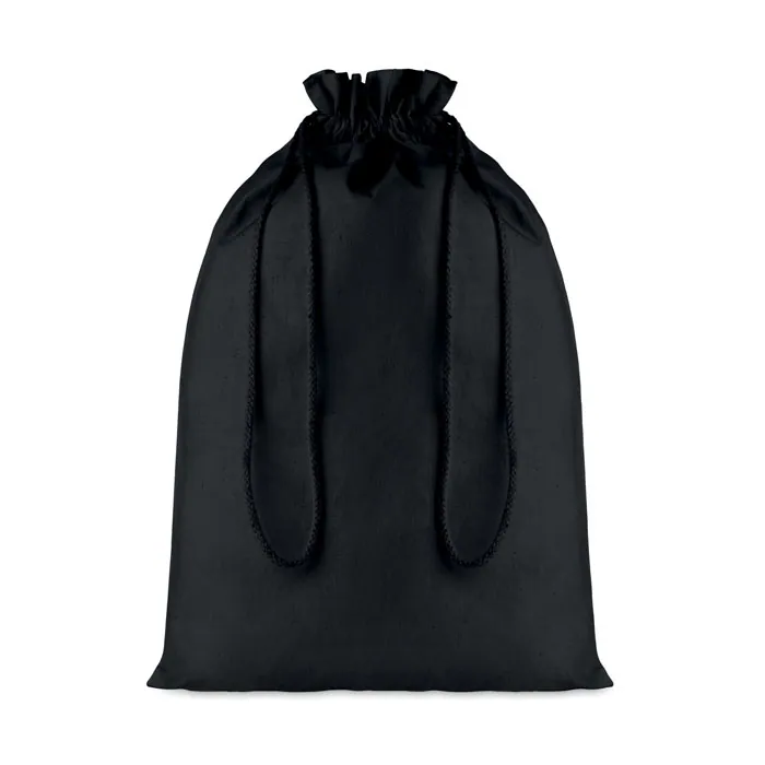 Pungă de cadou TASKE LARGE — culoarea Negru, față