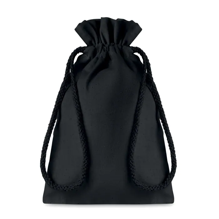 Pungă de cadou TASKE SMALL — culoarea Negru, față
