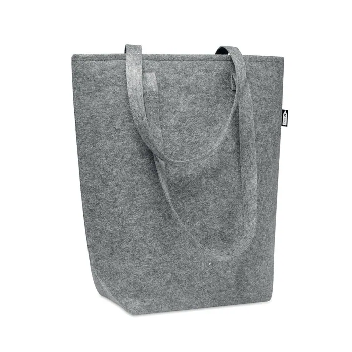 Geantă tote TASLO — culoarea Gri, față
