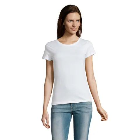 Tricou damă TEMPO 185 — culoarea Alb, față