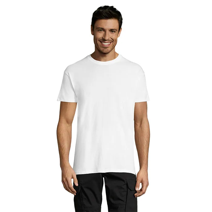 Tricou unisex TITAN — culoarea Alb 2, față