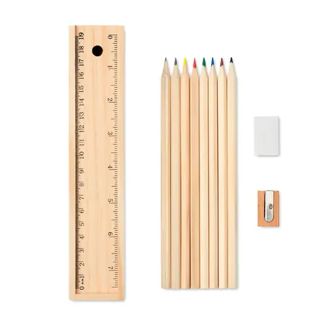 Set de colorat TODO — culoarea Lemn, față