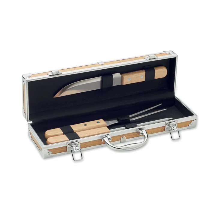 Accesoriu de picnic TOOLDERA — culoarea Lemn, față
