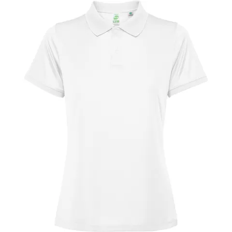 Tricou polo tehnic damă Tormo — culoarea Alb, imagine produs