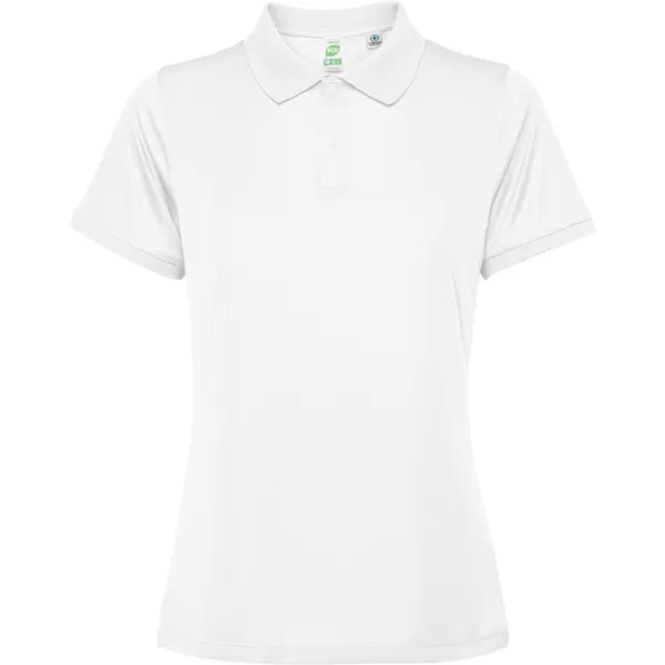 Tricou polo tehnic damă Tormo — culoarea Alb, imagine produs