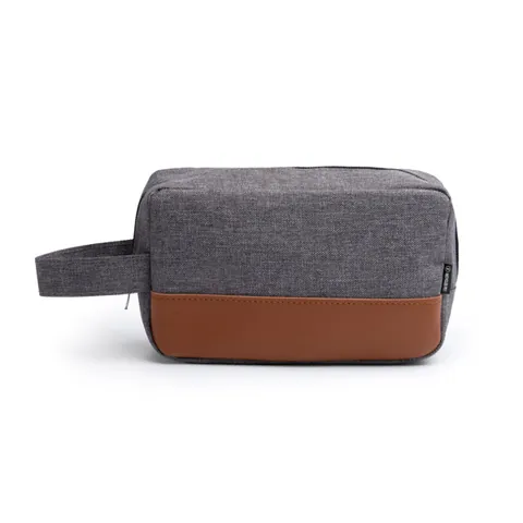 Geantă cosmetice Tosun — culoarea Gri melanj, imagine produs