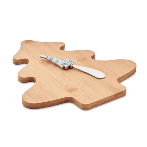 Set tocător brânză TREECHESSE — culoarea Lemn, față