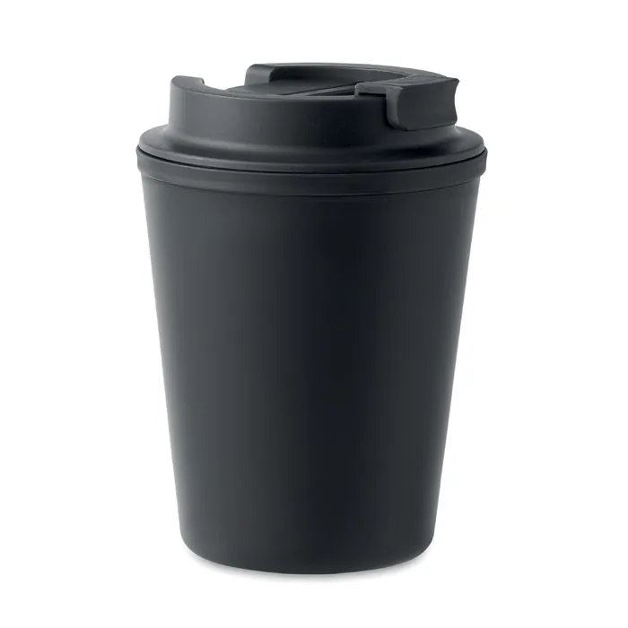 Cană termică TRIDUS — culoarea Negru, față
