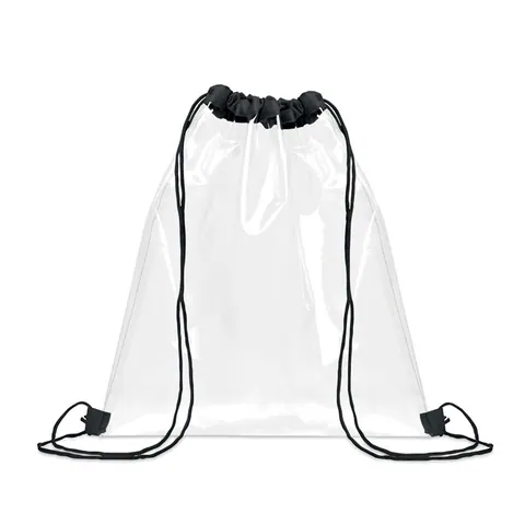 Pungă transparentă USEE — culoarea Negru, față