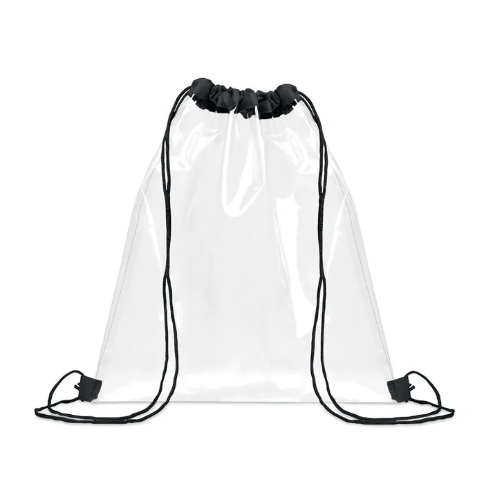 Pungă transparentă USEE — culoarea Negru, față