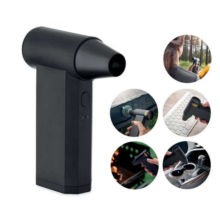 Ventilator turbo portabil VENTA — culoarea Negru, față