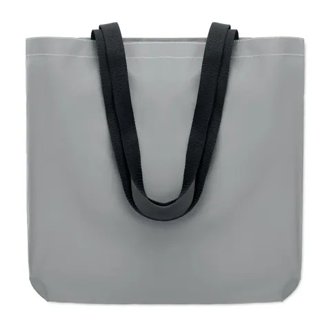 Geantă tote VISI — culoarea Argint mat, față