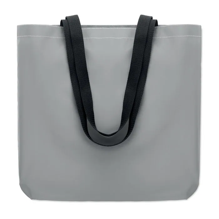 Geantă tote VISI — culoarea Argint mat, față