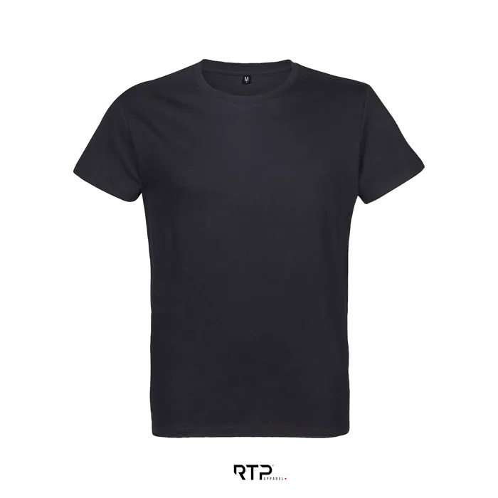 Tricou unisex VISION — culoarea Negru intens, față
