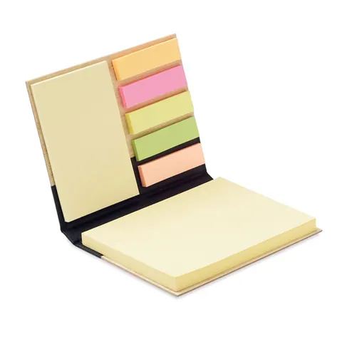 Set de notițe autocolante VISIONBAM — culoarea Negru, față