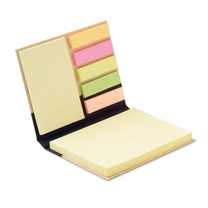 Set de notițe autocolante VISIONBAM — culoarea Negru, față