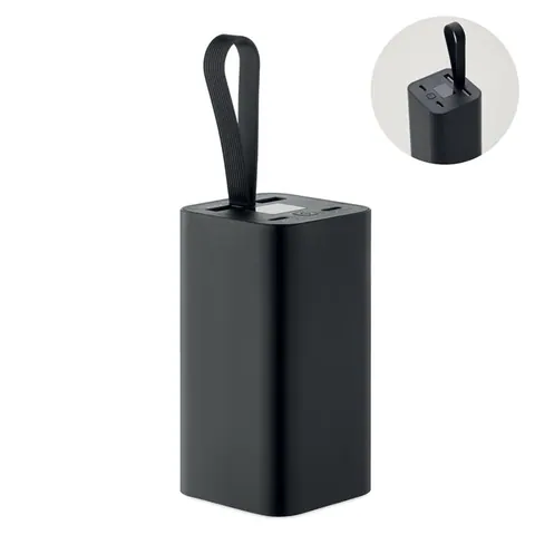 Baterie externă VOIMA — culoarea Negru, față