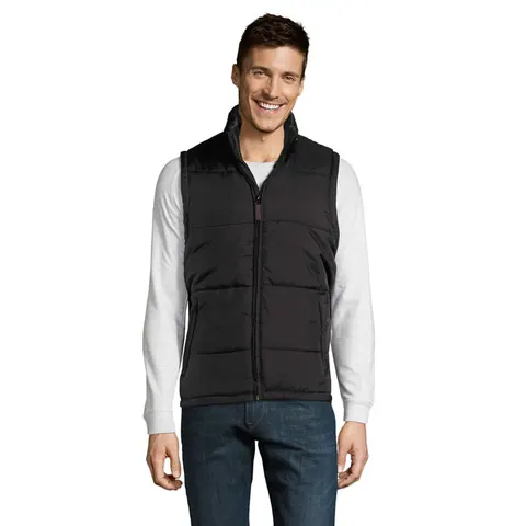 Vestă unisex WARM — culoarea Negru, față