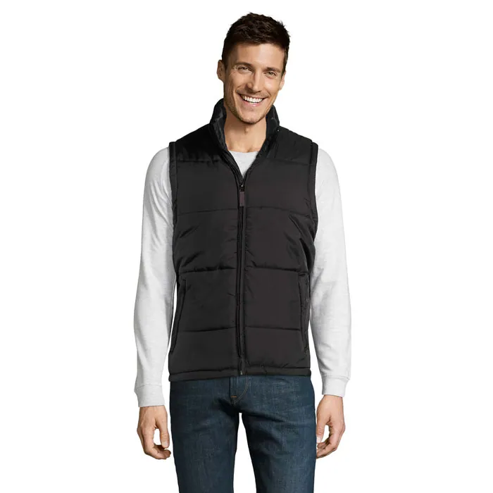 Vestă unisex WARM — culoarea Negru, față