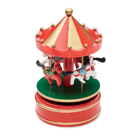 Mini carusel cutie muzicală WHIRLY — culoarea Multicolor, față