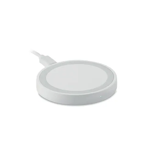 Încărcător wireless PLATO — culoarea Alb, față
