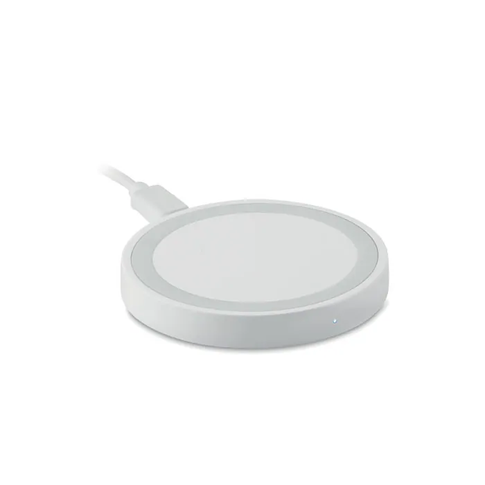 Încărcător wireless PLATO — culoarea Alb, față