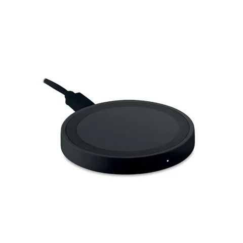 Încărcător wireless PLATO — culoarea Negru, față