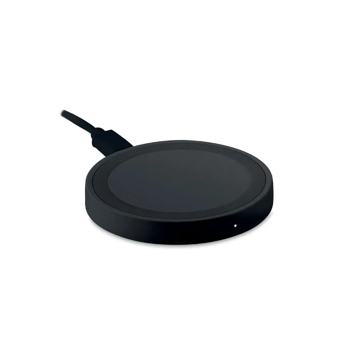 Încărcător wireless PLATO — culoarea Negru, față